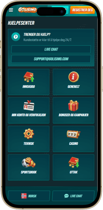 Golisimo Casino Kundeservice